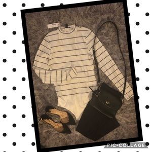 Jcrew Ribbed mockneck bodysuit NWT small